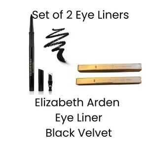 Elizabeth Arden Eyeliner Black Velvet Beautiful Color Precision Glide Lot of 2